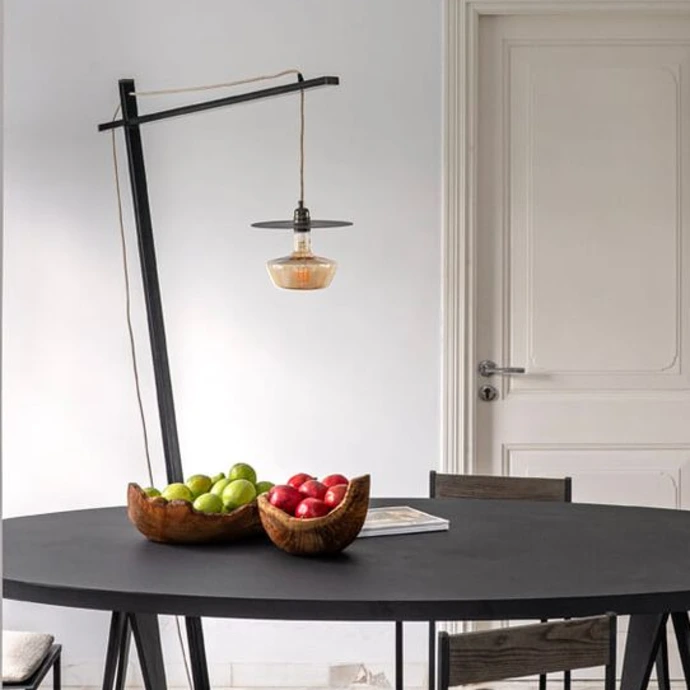 Floorlamp ZOHRA &amp; Dining Table AGHLABID
