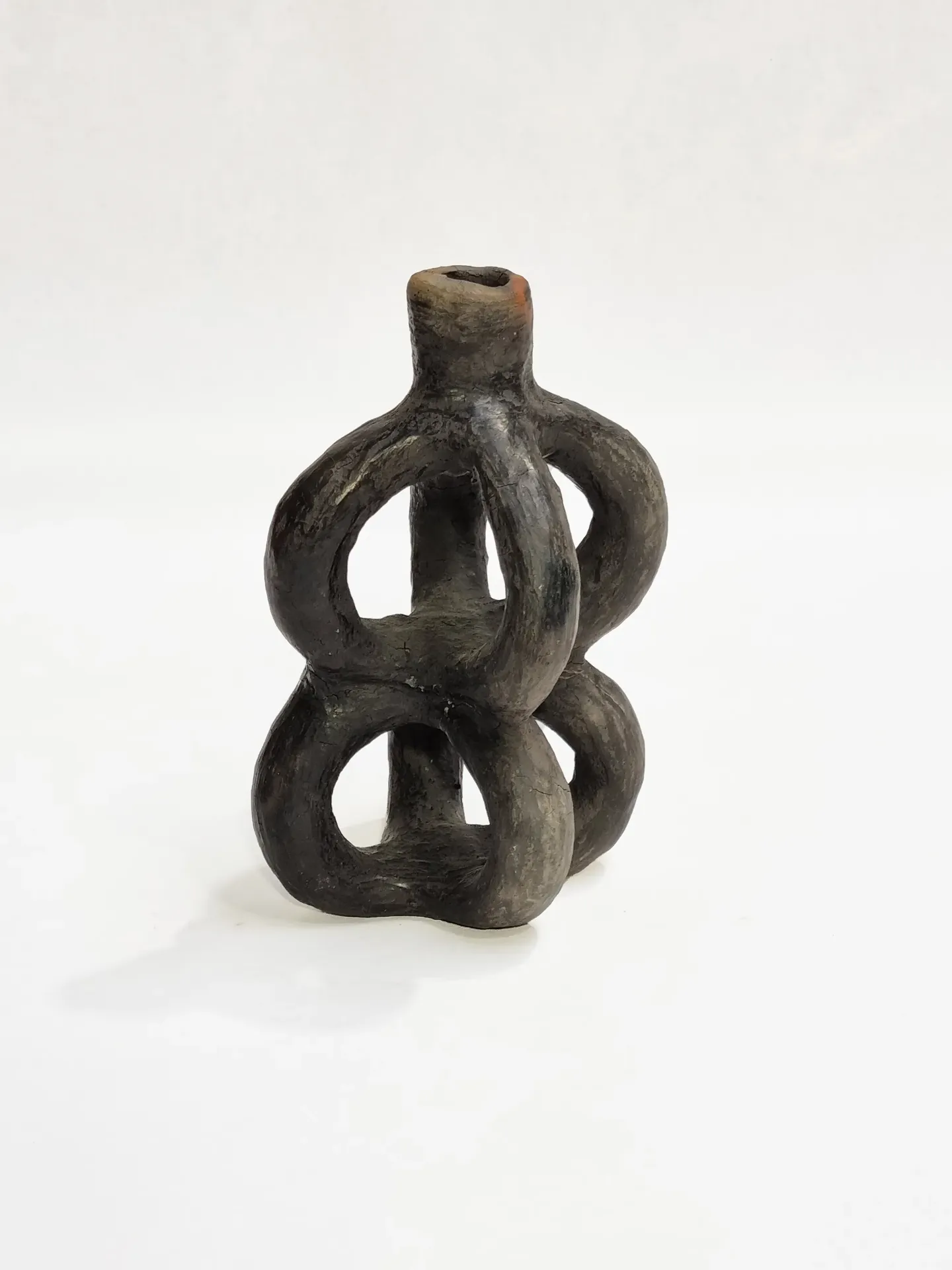 Candle Holder Terracotta I Loop I 001 S3