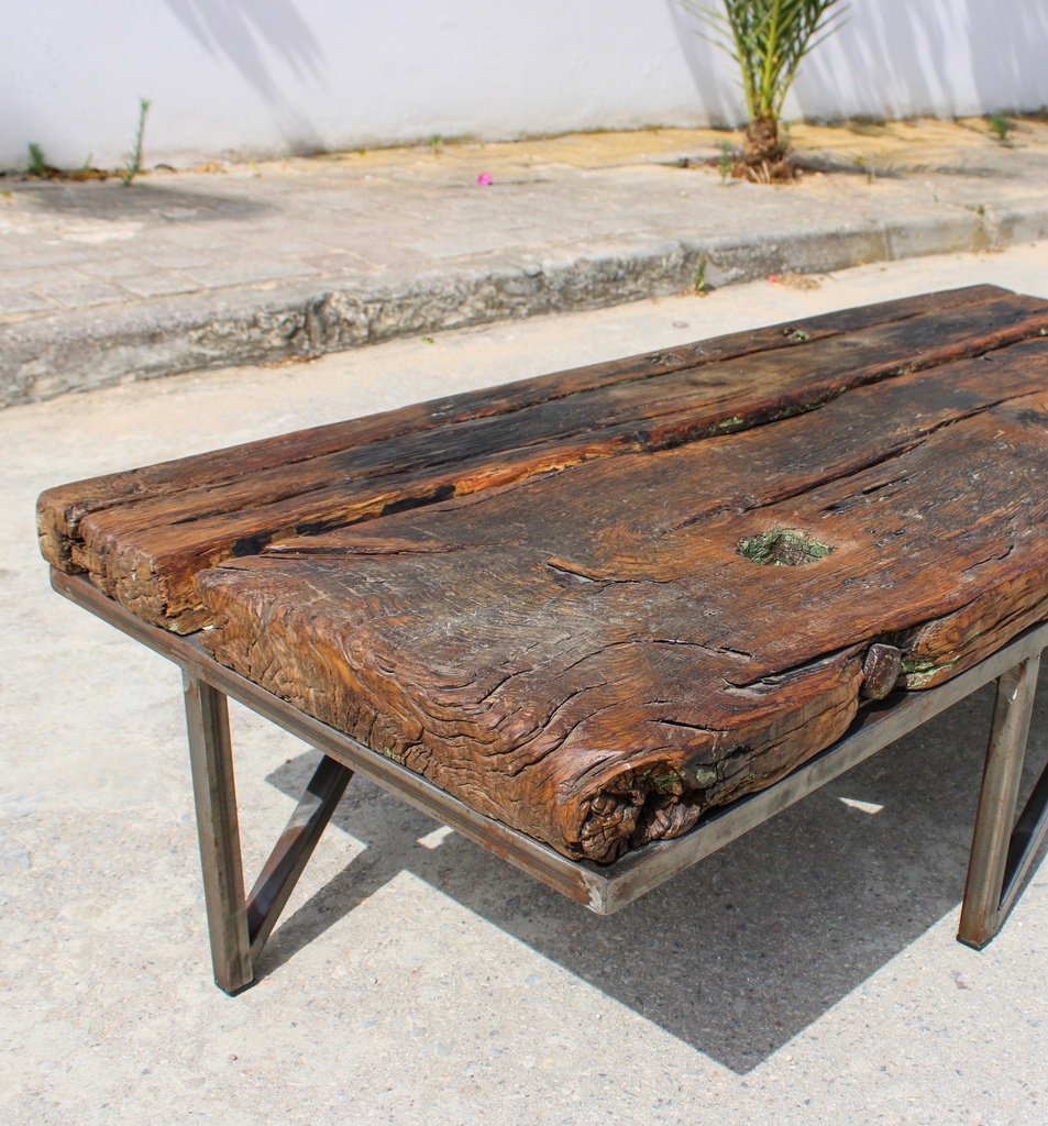 Coffee Table GAMMARTH Wood (Brut, Old Wood)