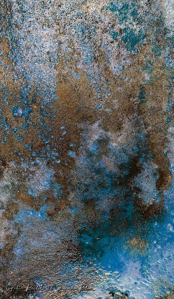 Artwork Organic Blue 140x245cm