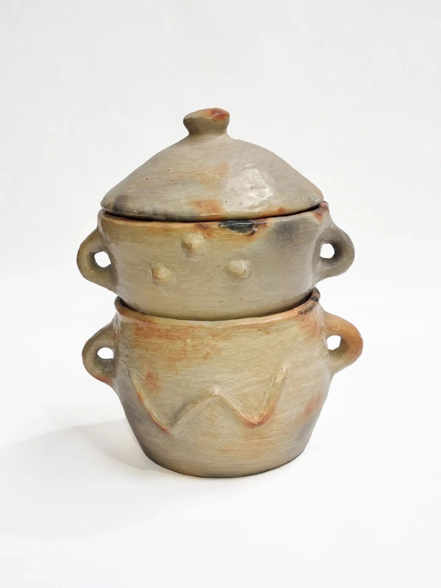 Pot Couscous Terracotta l Dot I 001 S0 Clay