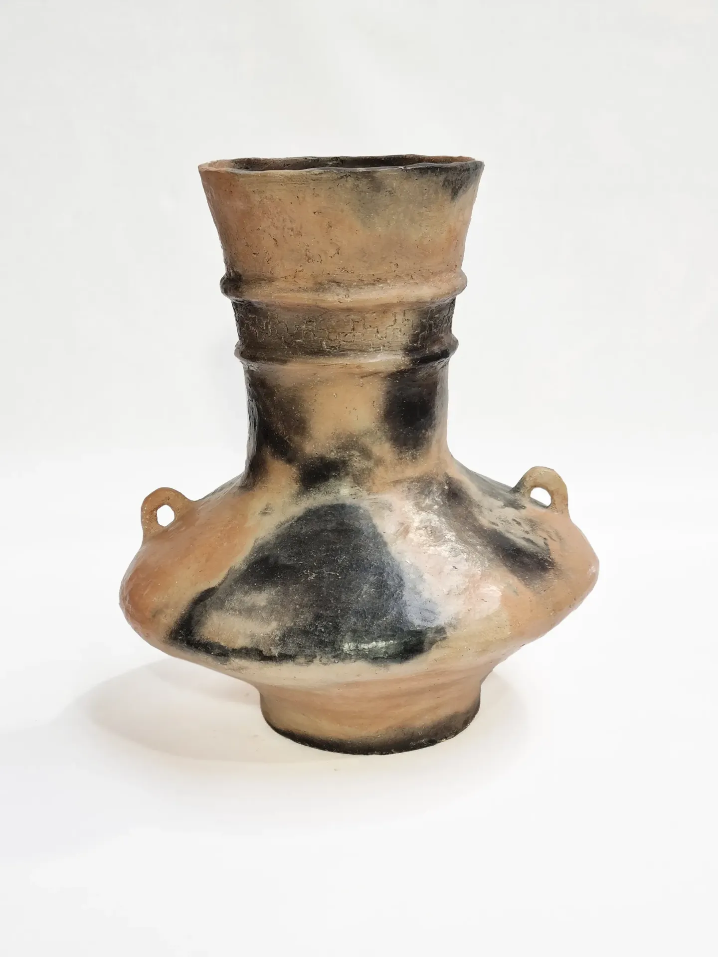 Vase with Handles Terracotta I Pure I 001 S9 Charcoal