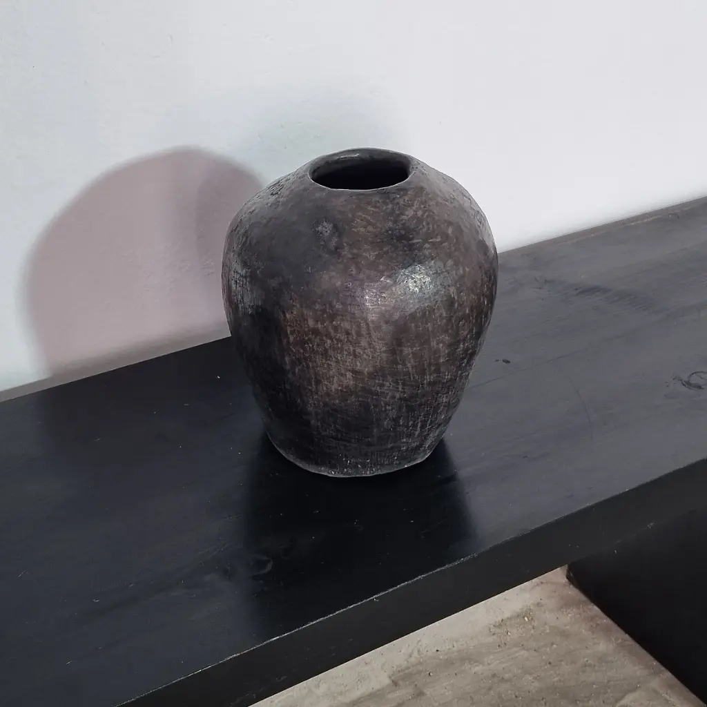 Vase Terracotta  I Basic I 007 Black
